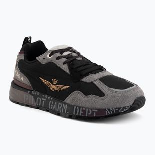 Buty męskie Aeronautica Militare SC0276UCT03546 jet black