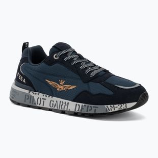 Buty męskie Aeronautica Militare SC0276UCT04327 blu navy