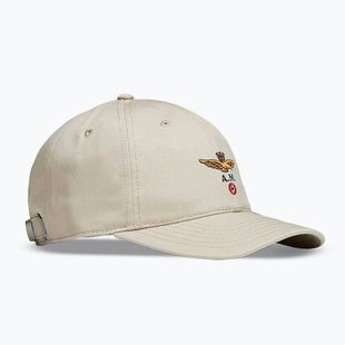 Czapka z daszkiem męska Aeronautica Militare HA1246UCT02 taupe beige