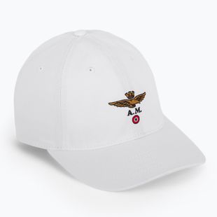 Czapka z daszkiem męska Aeronautica Militare HA1246UCT02 off white