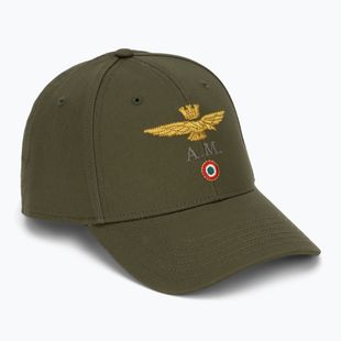 Czapka z daszkiem męska Aeronautica Militare HA1100UCT02848 verde militare