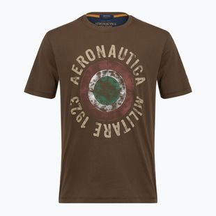 Koszulka męska Aeronautica Militare TS2538UJ00727 chestnut brown