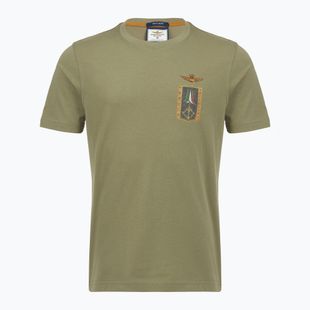 Koszulka męska Aeronautica Militare TS2535UJ00641 lichen green