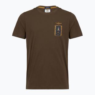 Koszulka męska Aeronautica Militare TS2535UJ00641 chestnut brown