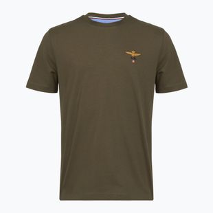 Koszulka męska Aeronautica Militare TS1580UJ00372 verde scuro
