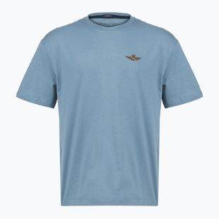 Koszulka męska Aeronautica Militare TS2535UJ00641 dusty blue