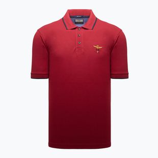 Koszulka polo męska Aeronautica Militare 262PO1308UP00082 Polo tibetan red