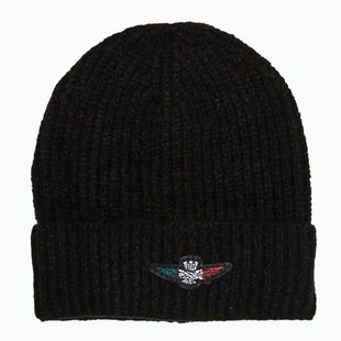 Czapka zimowa męska Czapka Aeronautica Militare 262CU0034UL00451 jet black