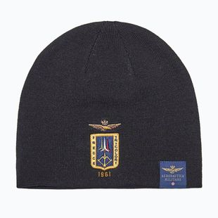 Czapka zimowa męska Czapka Aeronautica Militare 262CU0092UL00450 jet black