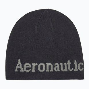 Czapka zimowa męska Czapka Aeronautica Militare 262CU0093UL00450 jet black