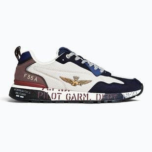 Buty męskie Buty Aeronautica Militare 262SC0276UCT04327 bianco/blu