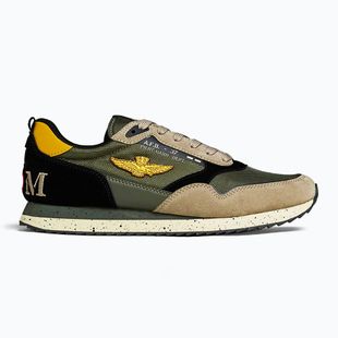 Buty męskie Buty Aeronautica Militare 262SC0288UCT03545 multicolor verde/taupe/nero