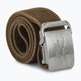 Pasek do spodni męski Pasek Aeronautica Militare 262CI0319UCT04306 caffelatte