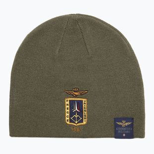 Czapka zimowa męska Czapka Aeronautica Militare 262CU0092UL00450 tea leaf