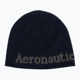 Czapka zimowa męska Czapka Aeronautica Militare 262CU0093UL00450 Blu Navy