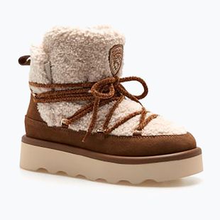 Śniegowce damskie Blauer USA F6DOYLE01 cream/brown