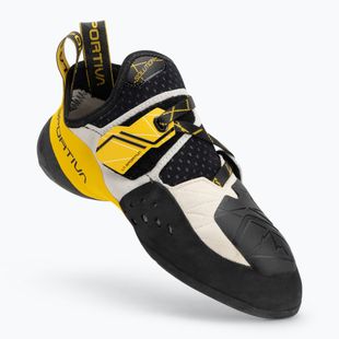 Buty wspinaczkowe męskie La Sportiva Solution 2024 white/yellow