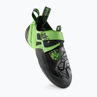 Buty wspinaczkowe męskie La Sportiva Skwama Vegan black/flash green