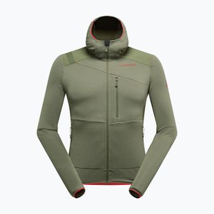 Bluza polarowa męska La Sportiva Aequilibrium Thermal Hoody cypress/mountain red