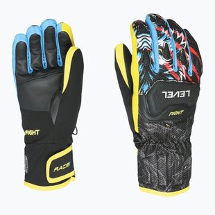 Rękawice narciarskie Level Race Replica black/yellow