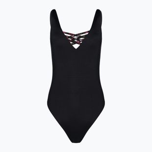 Strój kąpielowy jednoczęściowy damski EA7 Emporio Armani Water Sports BW Tape nero