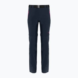 Spodnie trekkingowe dziecięce CMP 3T51445 Zip Off blue/fuxia