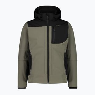 Kurtka softshell męska CMP 3A01787N olive/nero