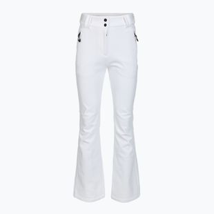 Spodnie narciarskie damskie EA7 Emporio Armani Ski Kitzbuhel High Waisted Softshell white