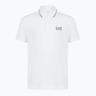 Koszulka polo męska EA7 Emporio Armani Core Identity Piqué Polo white