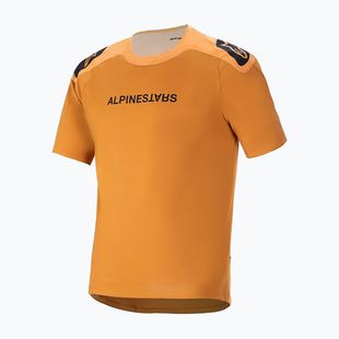 Koszulka rowerowa męska Alpinestars A-Aria Polartec Switch dark gold