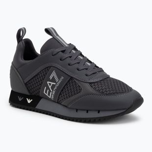 Buty EA7 Emporio Armani Black & White Laces asphalt grey/silv.g7