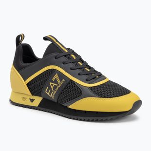 Buty EA7 Emporio Armani Black & White Laces black/antique moss