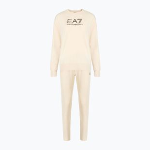 Dres damski EA7 Emporio Armani Train Tracksuit MaxiLogo almond milk