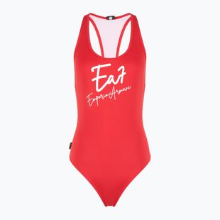 Strój kąpielowy jednoczęściowy damski EA7 Emporio Armani Maxi Logo One Piece racing red