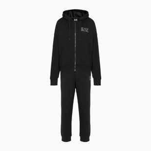 Dres damski EA7 Emporio Armani Train Visibility Tracksuit HO CH FZ black/gold