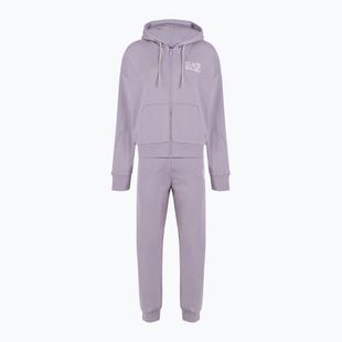 Dres damski EA7 Emporio Armani Train Visibility Tracksuit HO CH FZ lavender grey