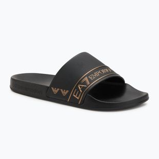Klapki EA7 Emporio ArmaniWater Sports Tape full black/gold
