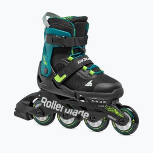 Rolki dziecięce Rollerblade Microblade XT Jr black/petrol green