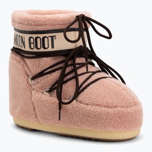 Śniegowce damskie Moon Boot Icon Low Fleece pink