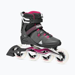 Rolki damskie Rollerblade Macroblade 90 W black/burgundy/ocean green