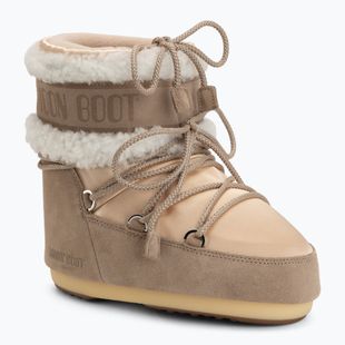 Śniegowce damskie Moon Boot Icon Low Pearly Plus pale peach/sand