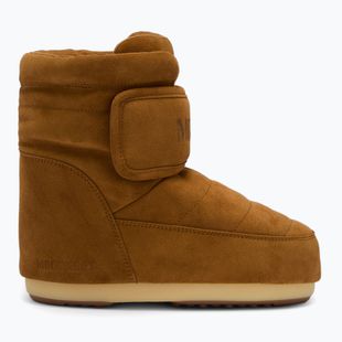 Śniegowce damskie Moon Boot Icon Strap Suede cognac