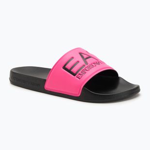 Klapki EA7 Emporio Armani Water Sports Visibility pink fluo/black