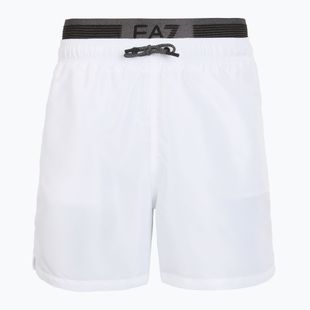 Szorty kąpielowe męskie EA7 Emporio Armani Logo Tape Boxer white