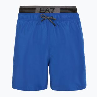 Szorty kąpielowe męskie EA7 Emporio Armani Logo Tape Boxer turkish sea