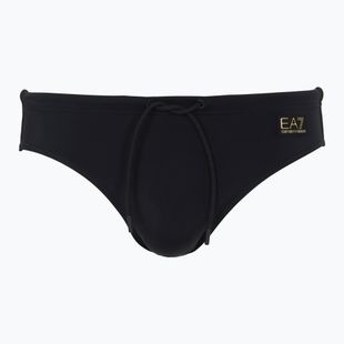 Slipy pływackie męskie EA7 Emporio Armani Gold Label Brief black