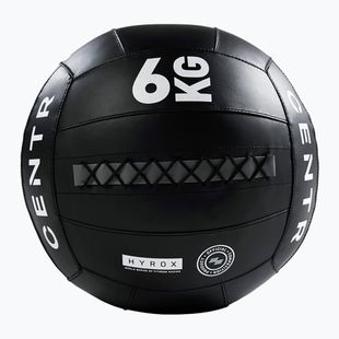 Piłka lekarska CENTR Competition Wall Ball Centr x Hyrox 6 kg black