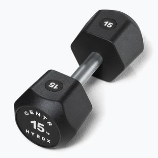 Hantel Centr Urethane Dumbbell Centr x Hyrox 15 kg black