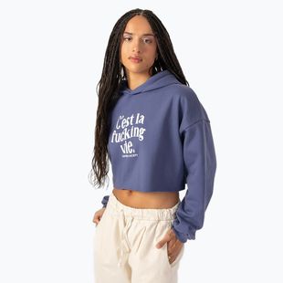 Bluza damska Kaotiko C'est la vie Crew grape