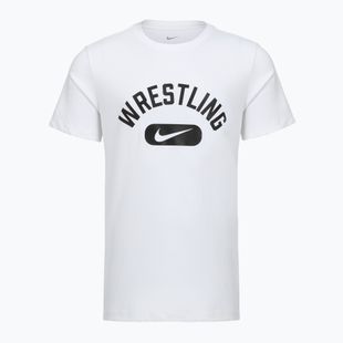 Koszulka męska Nike Wrestling Disc DFC white/black